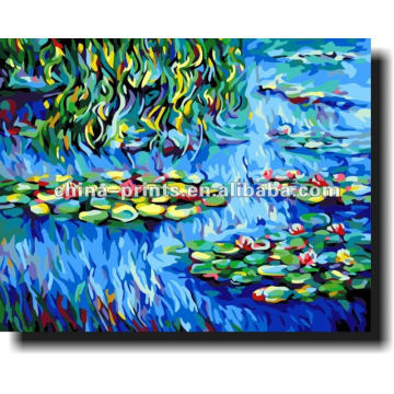 Lotus Artwork Canvas Painting